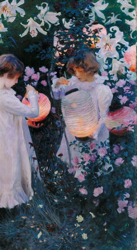 John singer sargent carnation lily lily rose 1885 canvas etsy – Artofit