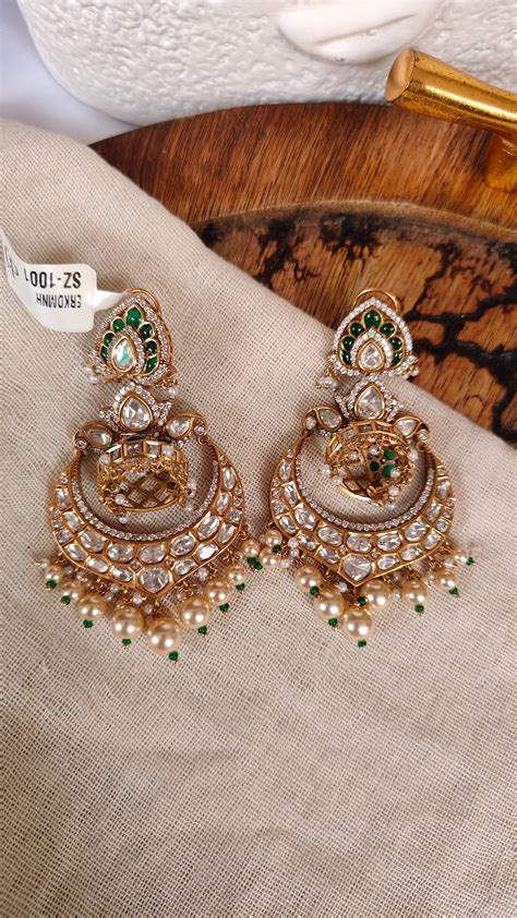 Luxe- Sunehri Jhumkas in 18kt Gold Polish – Anantaya By Mani