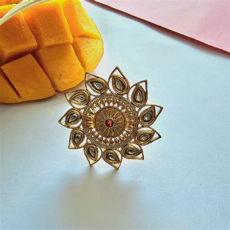 Gold Plated Flower Design Ring – The Bling Girll