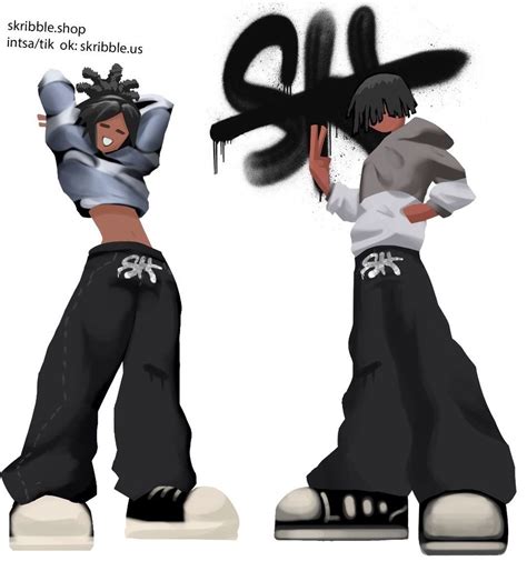 SK BAGGY JEANS ART | Jeans drawing, Baggy clothes, Drawing clothes
