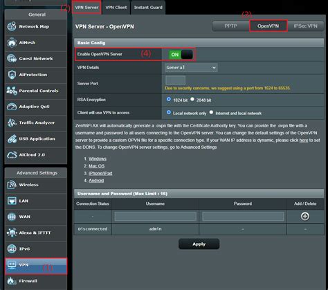 Image result for Asus Router VPN Setup