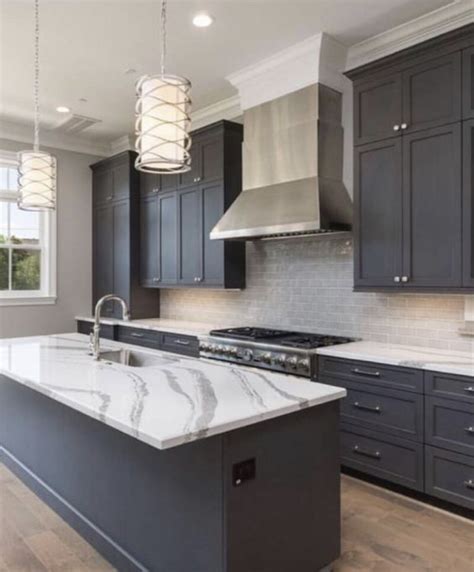34 modern charcoal gray kitchen cabinets dark or light – Artofit