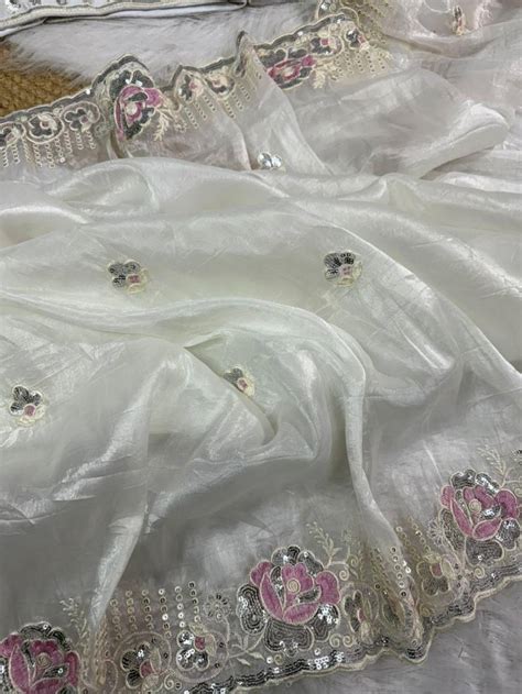 Vt 3038 T Traditional Wear Silk Embroidered Saree Collection