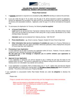 Fillable Online Please Click Here to Download Tenancy Application Form ...
