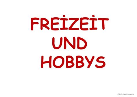 Freizeit Und Hobbys 的图像结果