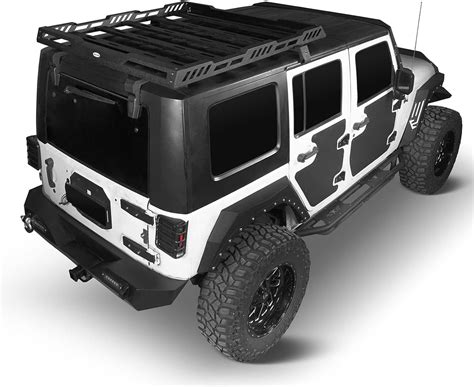Buy Hooke Road Wrangler JK Hard Top Roof Rack Cargo Carrier Rooftop ...
