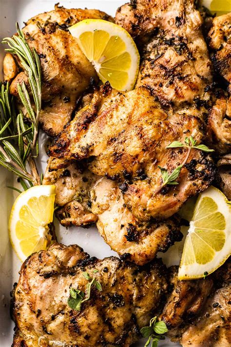 Grilled Lemon Herb Chicken | So Much Food