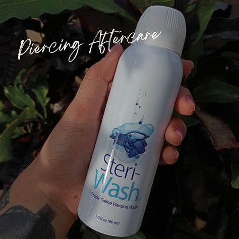 Steri-wash Sterile Saline Solution Spray – Leviticus Body Artistry