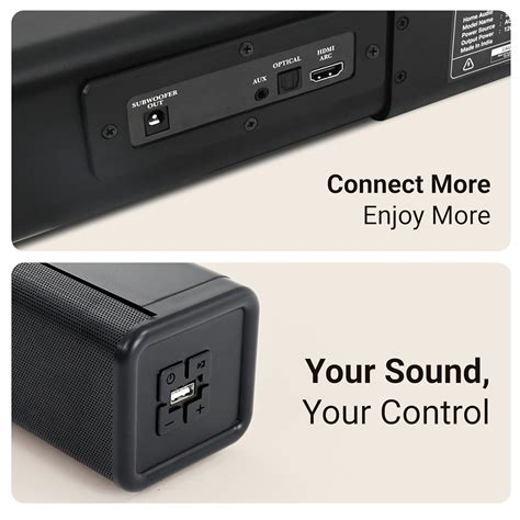 Akai SB120, 2.1 Channel Soundbar with 120 Watts Wired Subwoofer for Ex ...