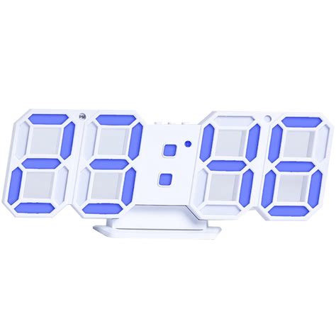 Led Mirror Electronic Clock Auto Adjust Brightness Design Suitable For ...