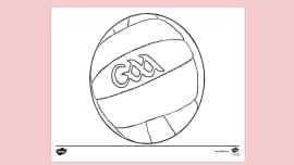Gaelic Football Colouring | Colouring Sheets (teacher made)