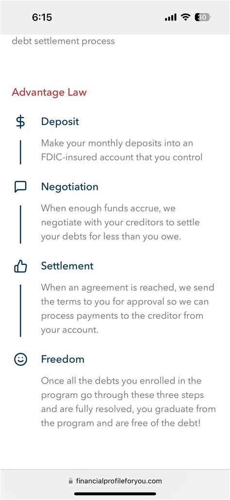 Advantage Law Debt Consolidation? : r/Money