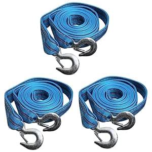 Adium 3 Pcs Rescue Hand Holding Rope Trailer Hitches Car Trailer Straps ...