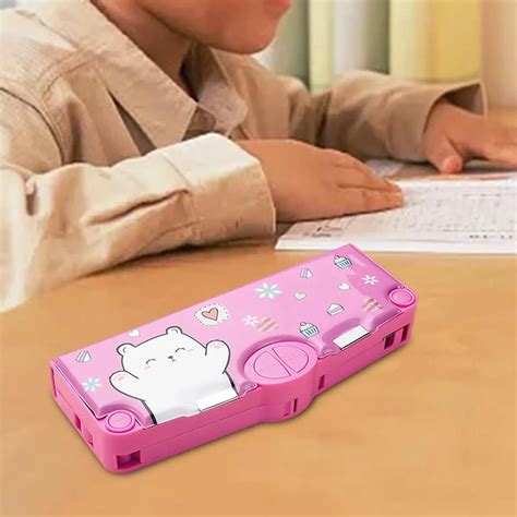 Fancydresswale Cartoon Pencil Box for Girls , pink pencil Box for ...