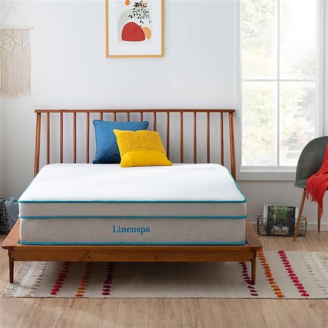 Linenspa Essentials 12-in Plush California King Hybrid Memory Foam/Coil ...