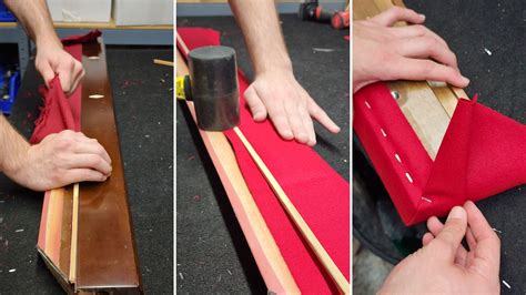 Image result for How to Recover a Pool Table Rails