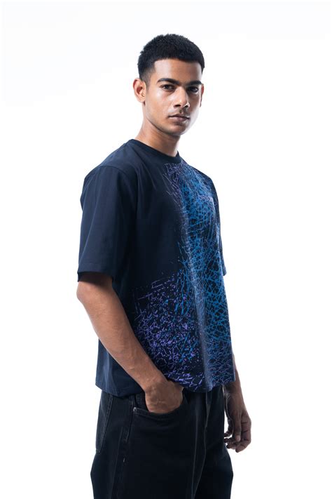 NEON DISTORTION RELAXED TEE – Offscript.co.in