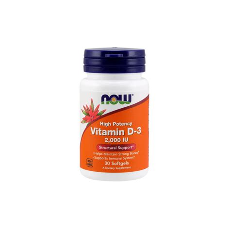 Now Foods Vitamin D3 50,000 IU - 50 Softgels - Ansi Farma