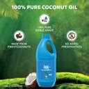 BAJAJ 100% Pure Coconut Oil 1 litre | Made with Premium Grade 1 Quality ...