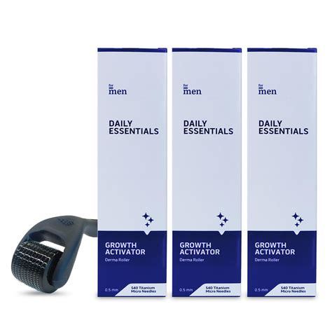 ForMen Growth Activator Facial Roller for Skin & Hair Care | 540 (0.5 ...