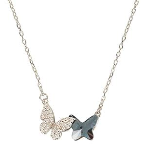 FURN ASPIRE 925 Authenticity Certified Pure Silver Butterfly Necklace ...