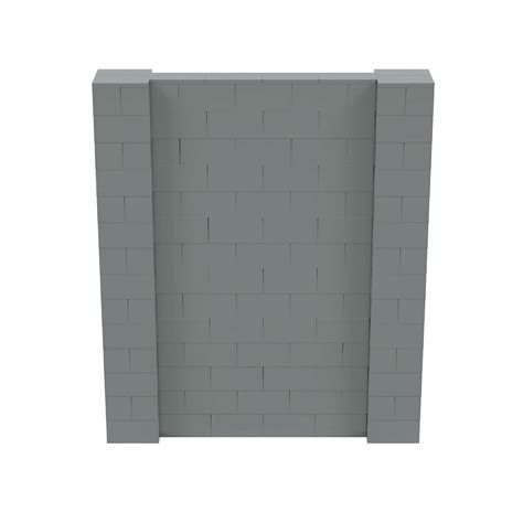 Everblock 6 X 7 Wall Kit Modular Building Blocks Wall | Desertcart INDIA