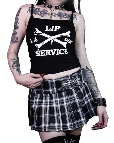 Camisole Cross Bones [LS-185]