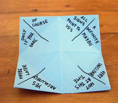How To Make A Paper Cootie Catcher - DRCullings Templates