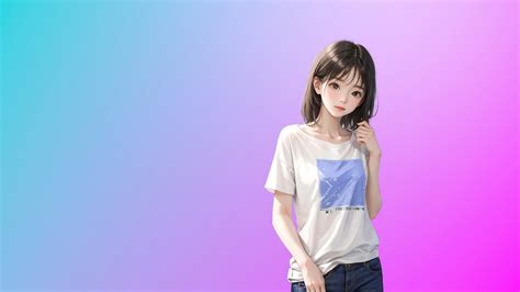 Cute Anime Girl Art 4K #7271l Wallpaper 4K HD