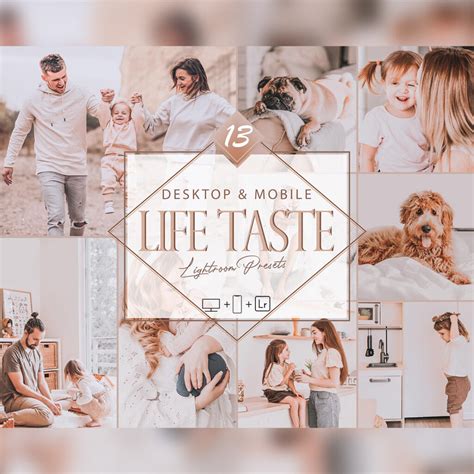 13 Life Taste Lightroom Presets, Family Mobile Preset, Creamy Bright ...