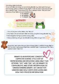 Binary Coding Explained to Kids 的图像结果