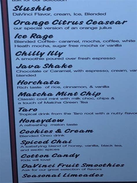 Image result for Java Express Menu