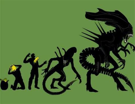 Alien Evolution Chart 的图像结果