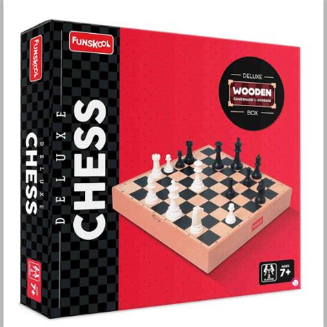 Funskool Deluxe Chess Wooden Set – OPUS RKID