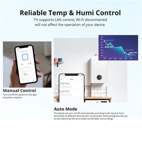 SONOFF THR320 Origin Smart Temperature and Humidity Monitoring Switch ...