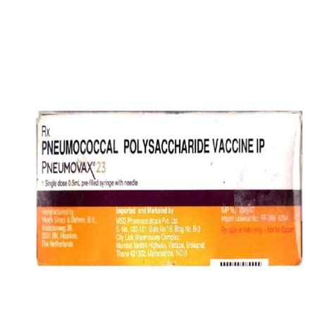 Pneumovax 23 Vaccine: Uses, Side Effects, Price, Dosage & More Info ...
