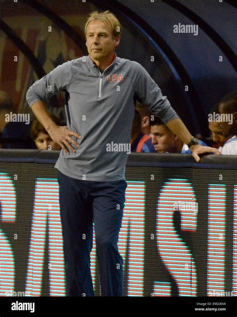 April 15, 2015. Head coach Jurgen Klinsmann of the USA Men's Soccer ...