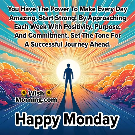 Happy Monday Motivational Messages - Wish Morning