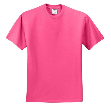 Jerzees 29M Heavyweight Blend 50/50 Cotton/Poly T-Shirt - Neon Pink ...