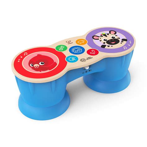 Baby Einstein Wooden Drums Musical Toy with Magic Touch Technology for ...