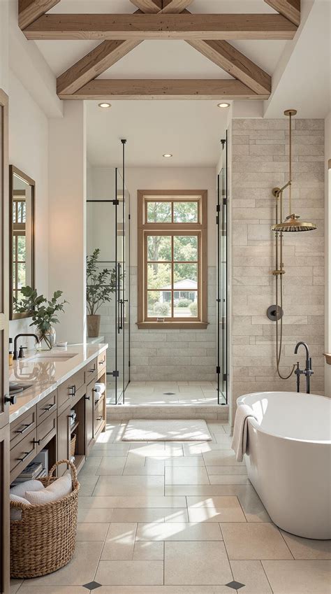 Rustic Elegance: Embracing the Farmhouse Style Decor in 2025 | Bathroom ...