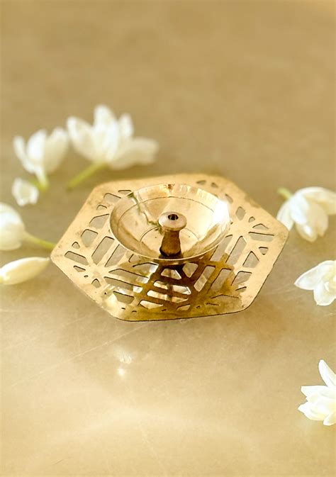 Brass Hexa Diya