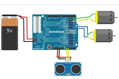 Obstacle Avoidance Robot with Ultrasonic Sensors using Arduino – Robocraze