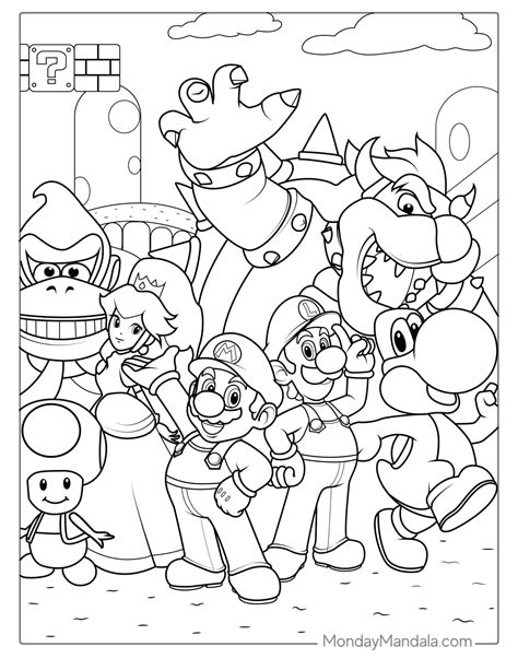 20 Cute Luigi Coloring Pages (Free PDF Printables) | Super mario ...