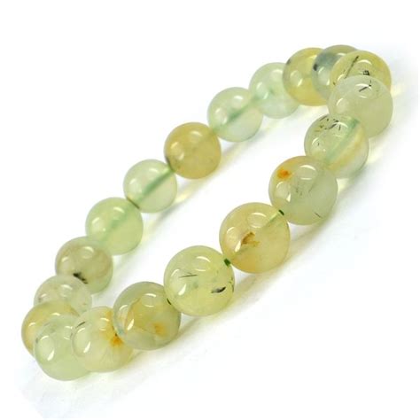 Epidote Bracelet 10 mm Stone Bracelet for Reiki Healing and Crystal ...