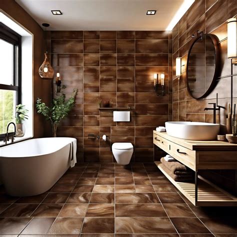 Bathroom Tile Ideas Brown
