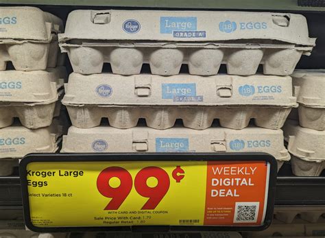 18-Count Cartons Of Kroger Eggs Just 99¢ At Kroger - iHeartKroger