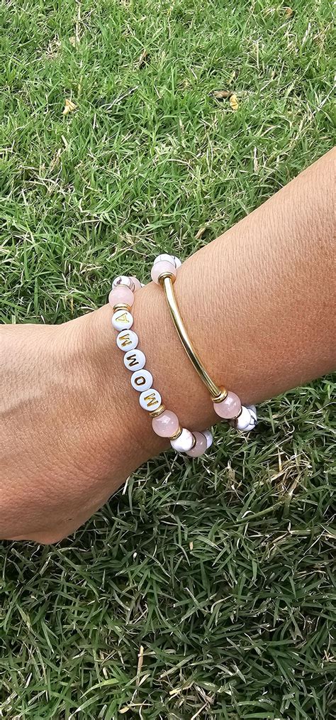 Mother's Day Bracelets, Bead Bracelets, Clay Bracelets, Heishi ...