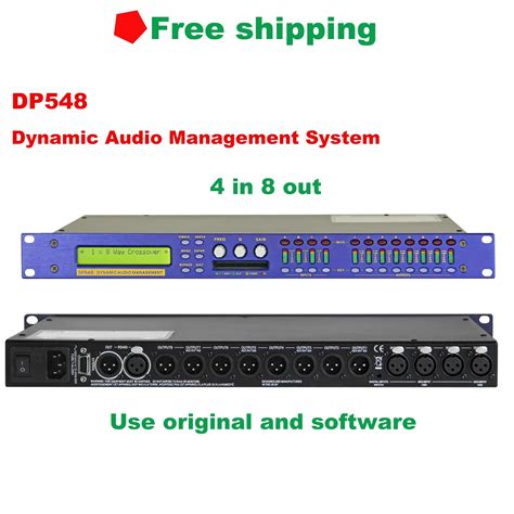 DP548 Professional Digital Audio Processor DSP 4In8Out Original ...