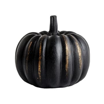 Black Pumpkin Decoration For Halloween Events, Black Pumpkin, Glowing ...